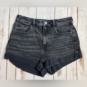 Pacsun Black Denim Mom Jean Shorts Size 26